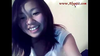 Cute Asian Teen Dildos and Strips with Dormroom 2